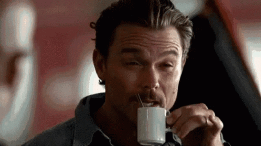 Drinking Coffee GIF