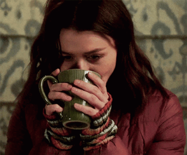 Drinking Coffee Greys Anatomy Amelia Shepherd GIF