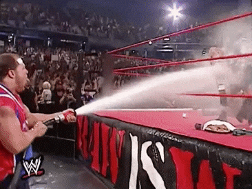 Drinking From A Fire Hose Kurt Angle GIF