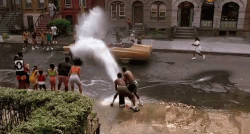 Drinking From A Fire Hose Road Party GIF