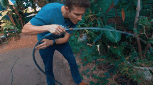 Drinking From A Fire Hose Youtuber Wren GIF