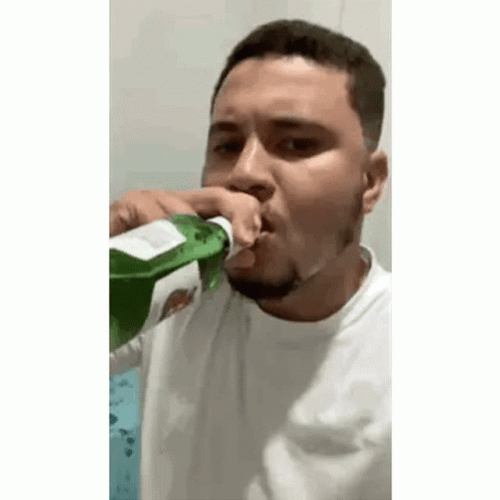 Drinking Guy Down Goes Frazier GIF