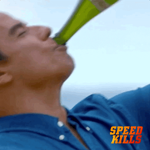 Drinking John Gotti With Gold Watch GIF