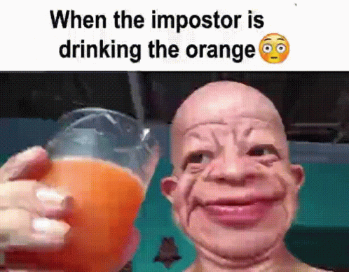 Drinking Orange Drunk Meme GIF