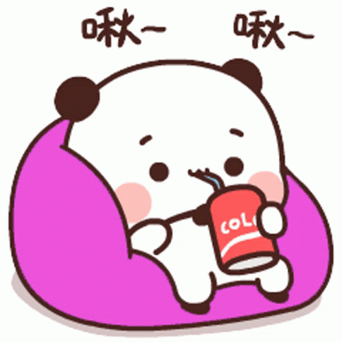 Drinking Sosa Bean Bag GIF