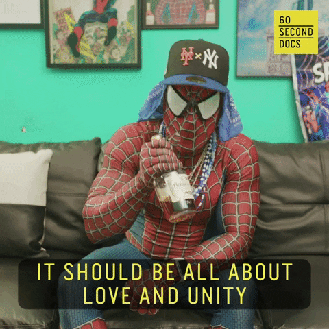 Drinking Spiderman Meme GIF