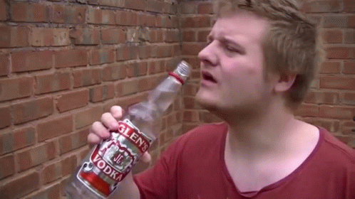 Man Finished Drinking Water GIF