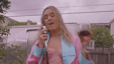 Drinking Wine Drunk Sophia Scott GIF