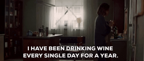 Drinking Wine Every Single Day GIF