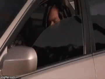 Drive By Opening Glass Window GIF