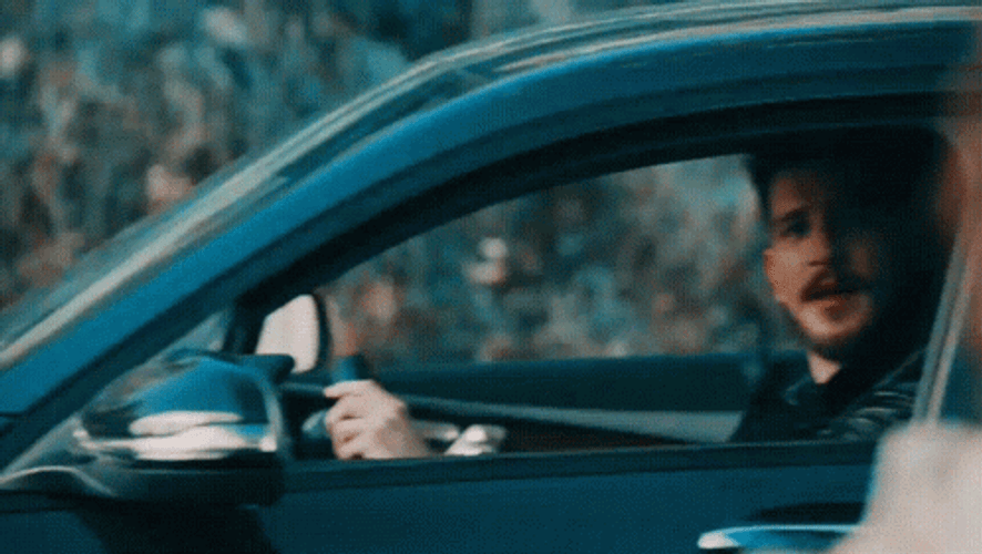 Drive By Handsome Guy GIF