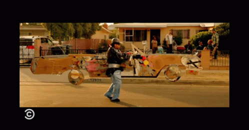 Drive By Walking Car Meme GIF