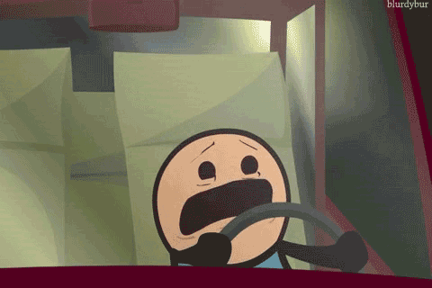 Drive Fast Cyanide And Happiness Character GIF