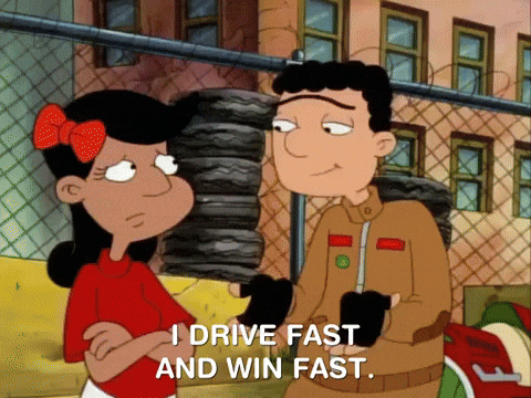 Drive Fast Hey Arnold Italian Boy GIF
