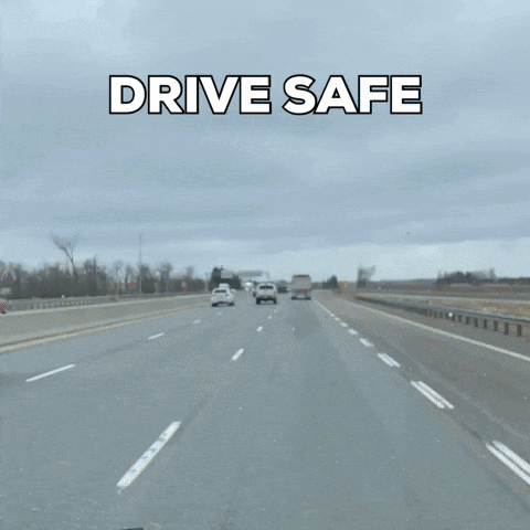 Drive Safe Highway Sign