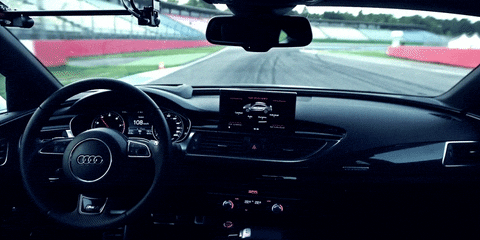 Driver's View Audi Car GIF