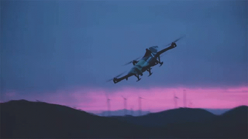 Drone Flying Fast GIF