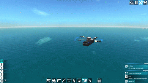 Drone Flying Over Ocean GIF