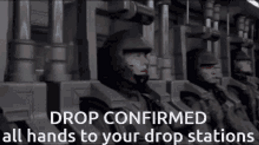 Drop Confirmed Starship Troopers GIF