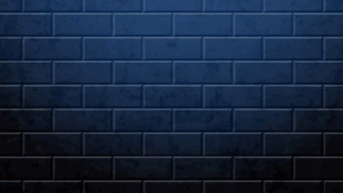 Drop The Mic Blue Bricks Background GIF