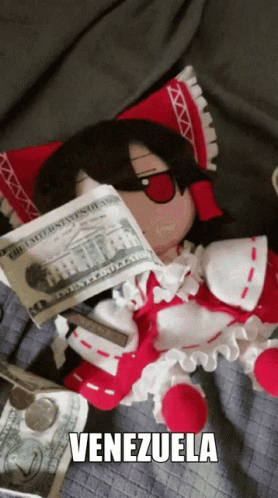 Dropping Venezuela Money GIF