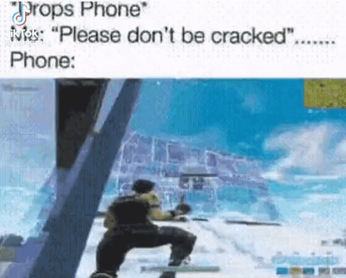 Drops Phone Oh God Pls Dont Be Cracked Video Game GIF