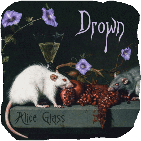 Drown Text Rats Eating Graphics Design GIF