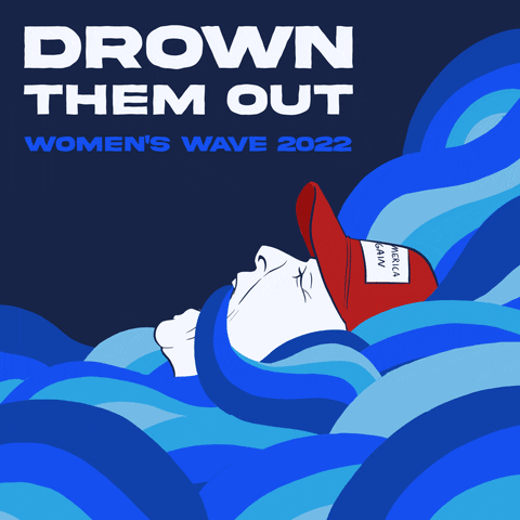 Drown Them Out On Blue Wave GIF
