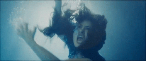 Drowning Salma Hayek GIF