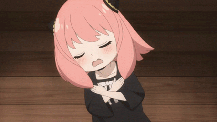 Drowsy Anya Forger Swaying GIF