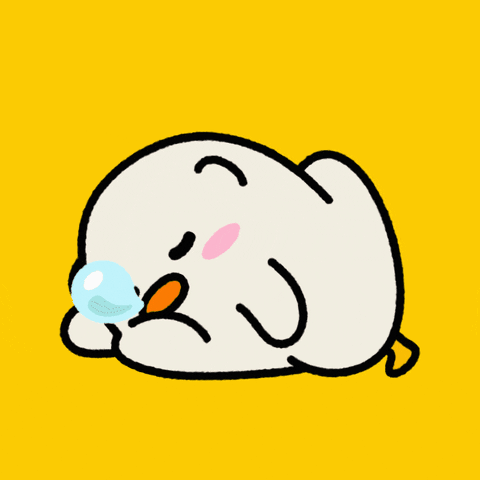Drowsy Quby Sleeping Meme GIF
