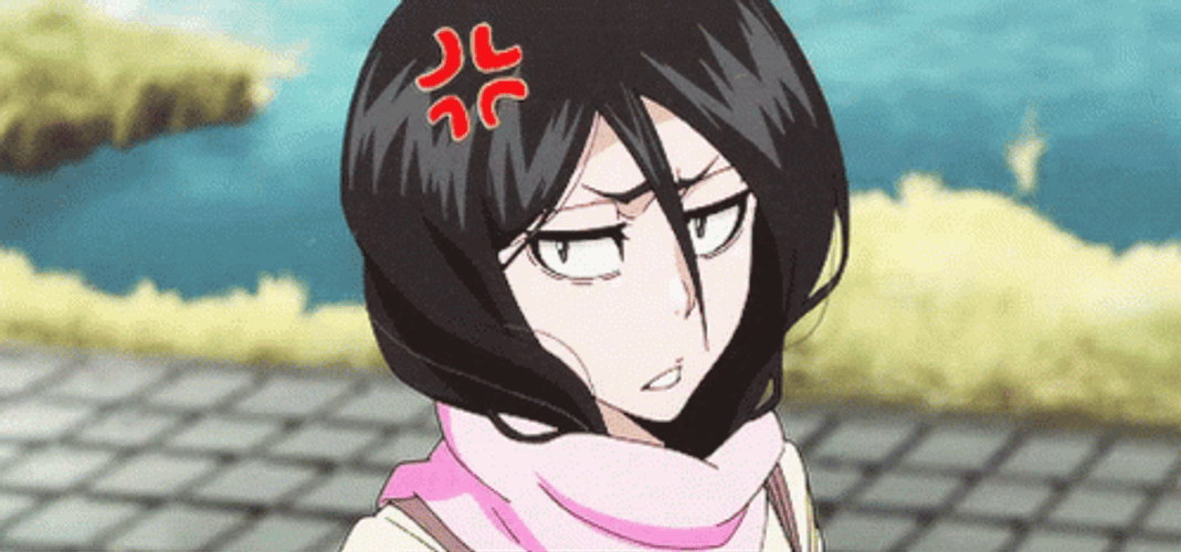Drowsy Rukia Kuchiki Facial  GIF