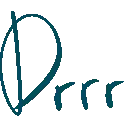 Drrr Word with Leaf