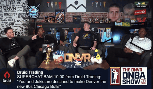 Druid Trading Superchat Bam $10 from Druid Trading You and Jokic Are Destined to Make Denver the New 90s Chicago Bulls