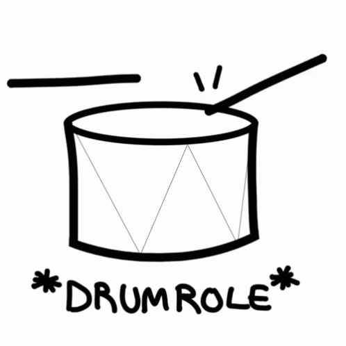 Drum Roll Please Animation GIF