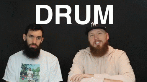 Drum Roll Please Beard Men GIF