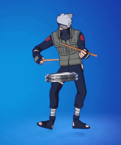 Drum Roll Please Kakashi GIF