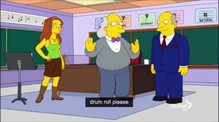 Drum Roll The Simpsons GIF