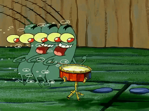 Drumroll Excited Sheldon Plankton GIF