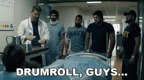Drumroll Guys David Boreanaz In The Hospital GIF