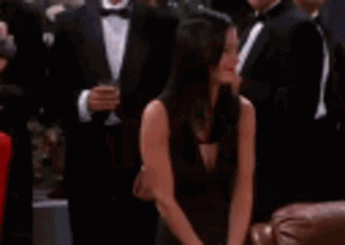 Drunk Girl Courtney Cox GIF