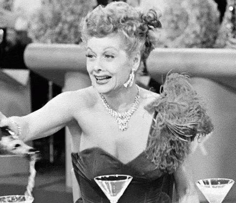 Drunk Girl Lucille Ball Drink Pouring GIF