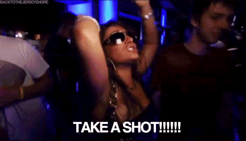 Drunk In Bar Take A Shot GIF
