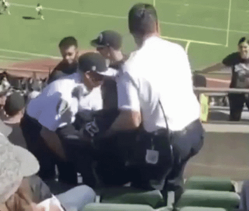 Drunk La Raiders Fan Passed Out GIF