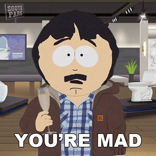 Drunk Randy Marsh You're Mad GIF