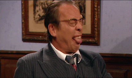 Drunk Samson Stick Tongue Out GIF