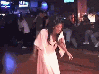Drunk Stumbling Dance Floor GIF