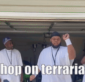 Druski We Got Em Hop On Terraria GIF