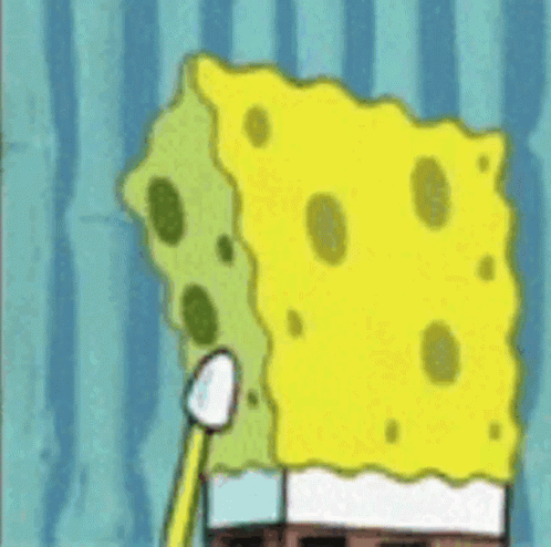 Dry Spongebob Back Image GIF