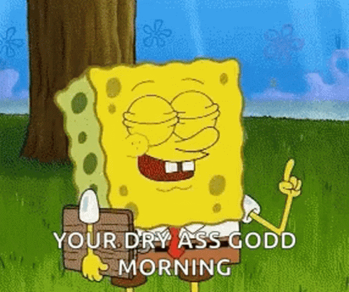Dry Spongebob Out Of Breath GIF